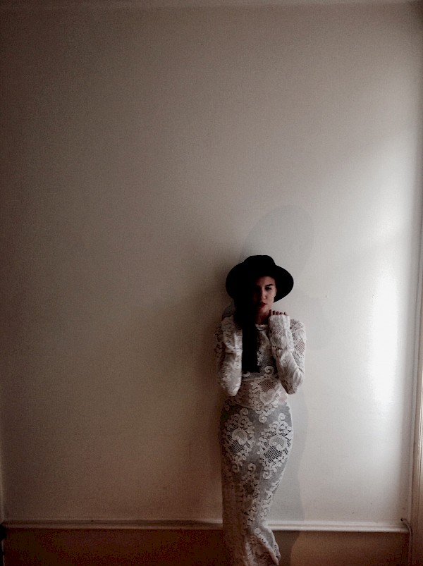 Vintage AMAZONE dress Made In France Vintage Borsalino Gentlemen hat